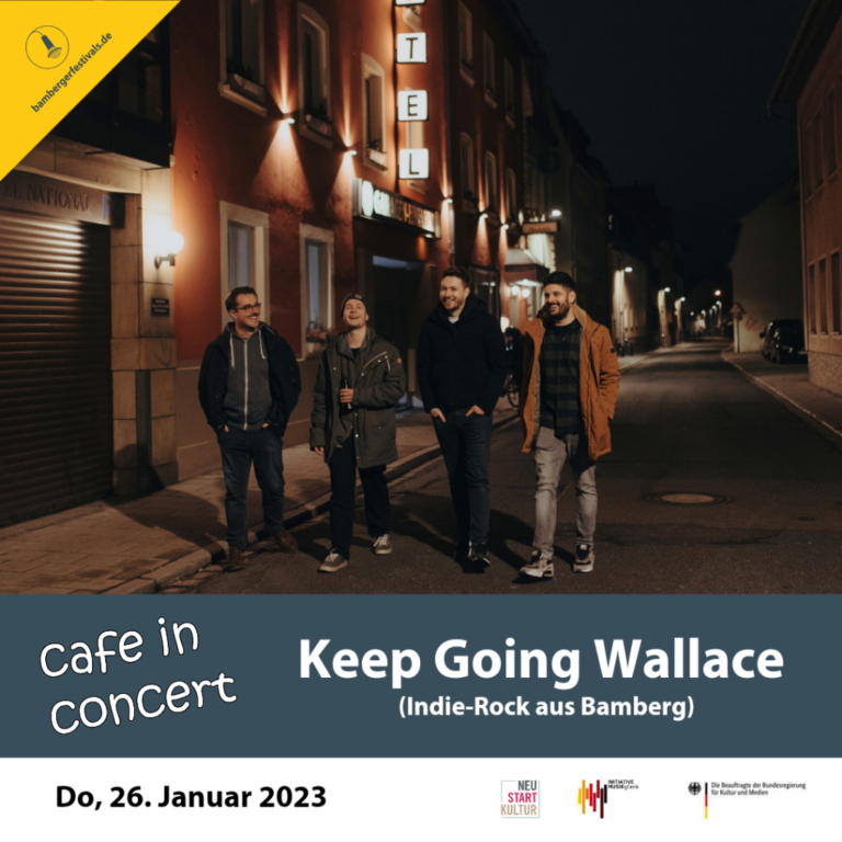 Café in Concert - KEEP GOING WALLACE